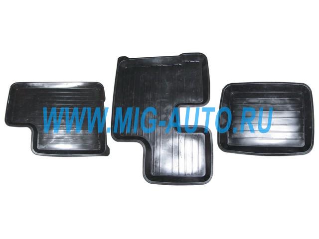 Коврики кабины КАМАЗ из 3-х