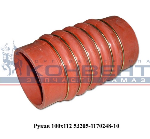 Патрубок интеркулера КАМАЗ 100-210 / КМД