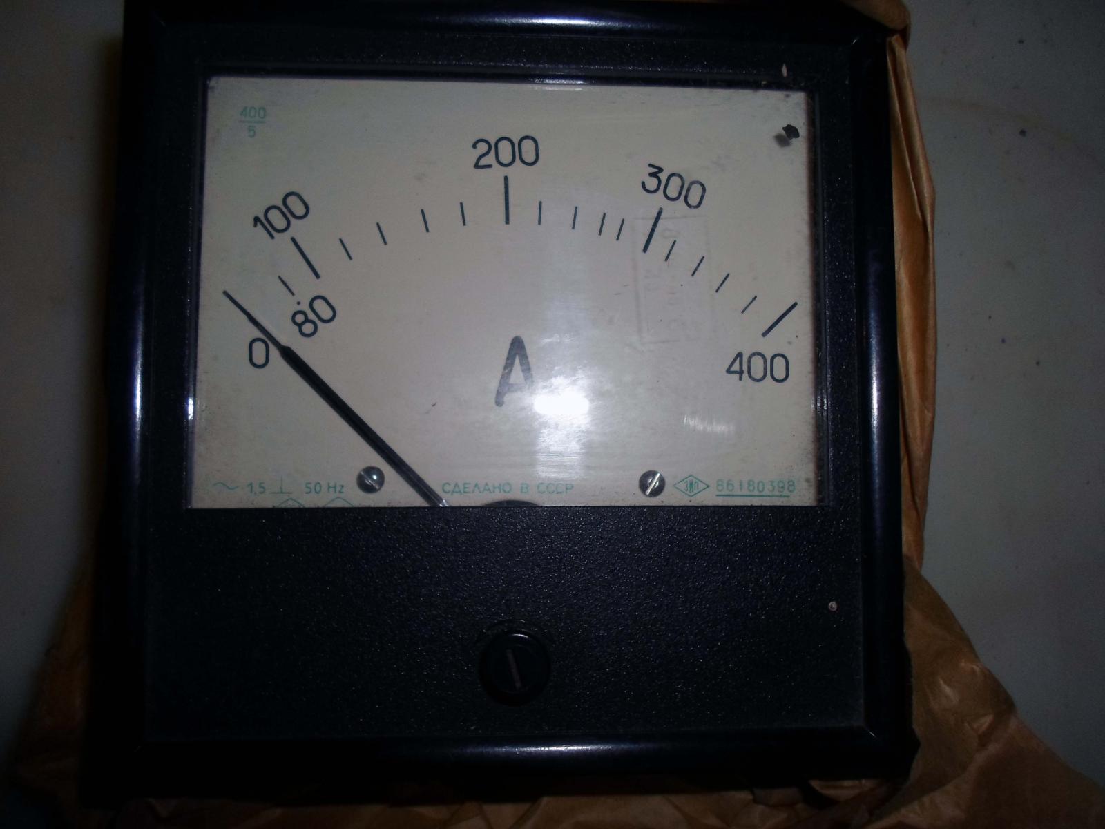 Амперметр до 400Амп квадратный
