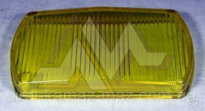 Стекло фары противотуманной желтое