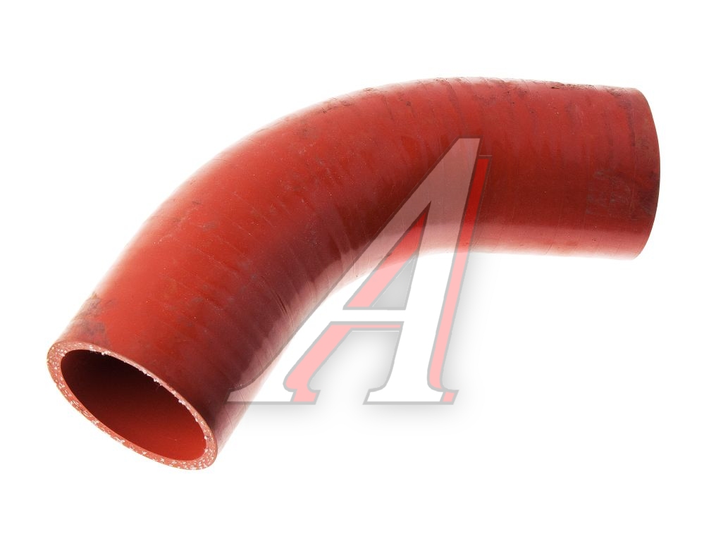 Патрубок радиатора МАЗ Ф60 130/130мм (силикон) / КМД