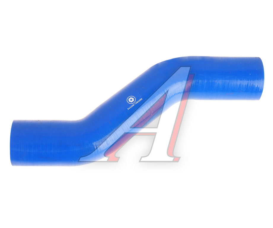 Патрубок радиатора МАЗ Ф70 457мм (силикон) / КМД