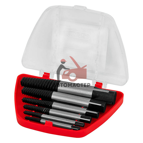 Набор экстракторов 6пр 3-25мм (мелкая резьба) / AV-Steel