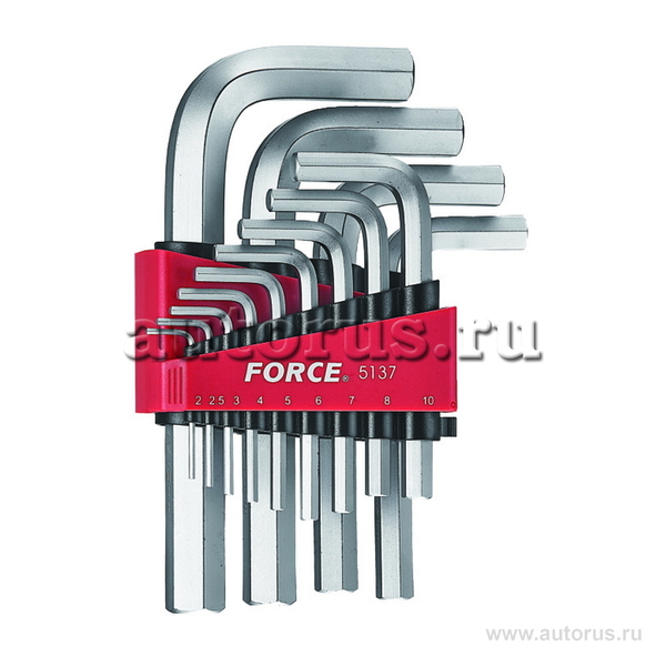 Набор шестигранников 13 пр. 2-19мм / FORCE