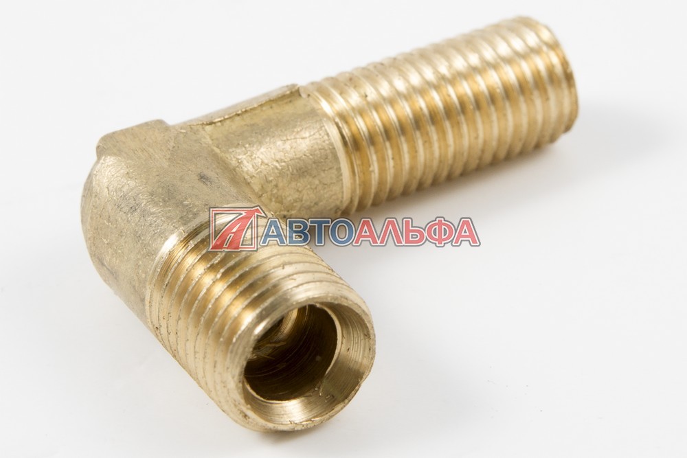 Штуцер угольник 12-14 латунь на ПГУ