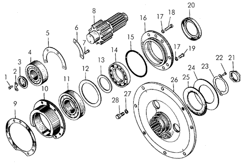 Фланец КПП Т170