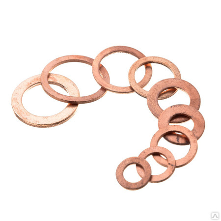 Шайба медная Ф12 (17 штуцер)