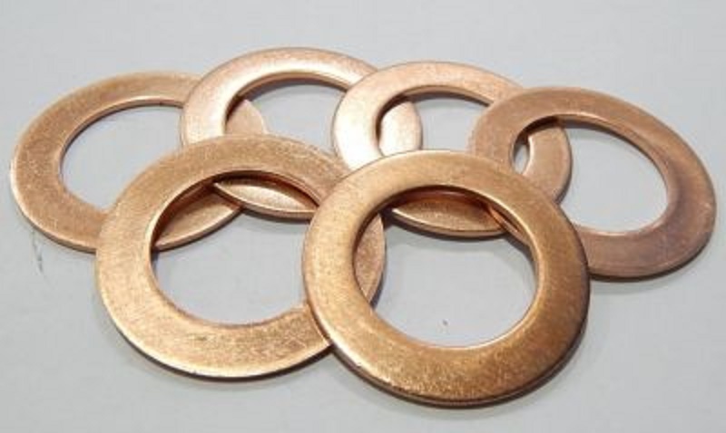 Шайба медная Ф17 (24 штуцер)