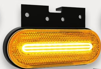 Фонарь габаритный 24v желтый (154-00) / ТЕХАВТОСВЕТ