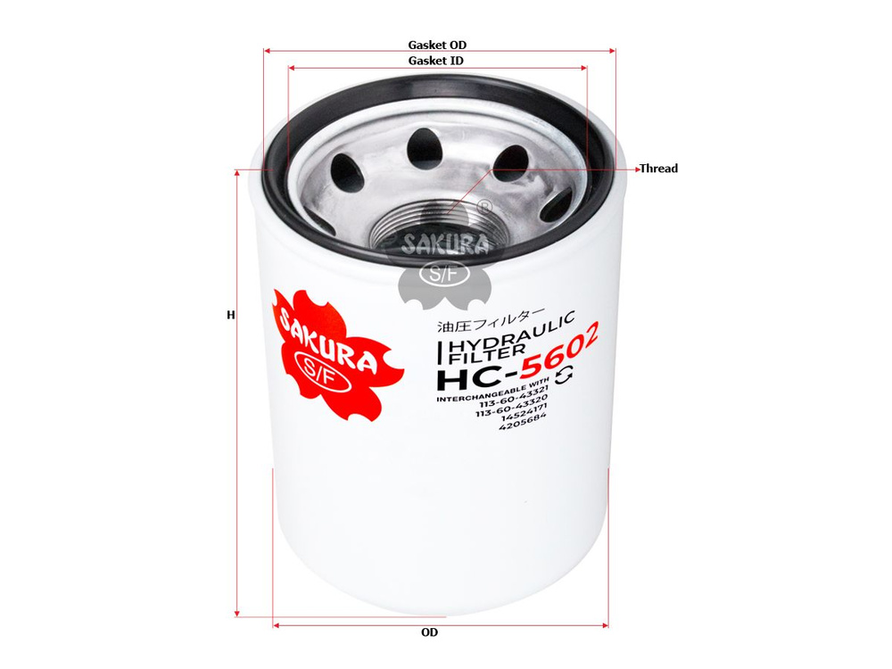 Фильтр гидравлический HC5602 / SAKURA