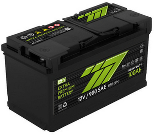 Аккумулятор 100 Амп / 777 GREEN (обратка)