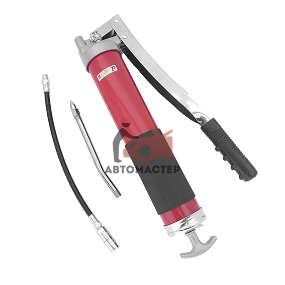 Шприц для смазки 500мл двухштоковый (красный) / КОЛИР