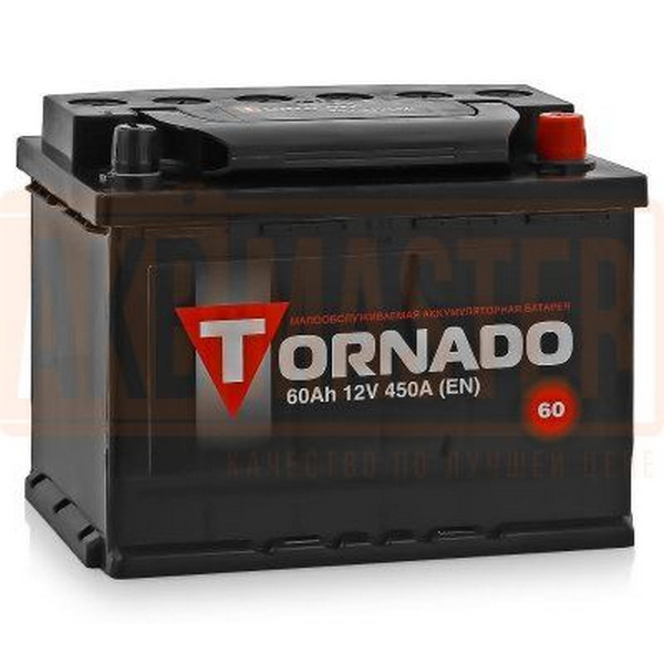 Аккумулятор 60 Амп / TORNADO (обратка)