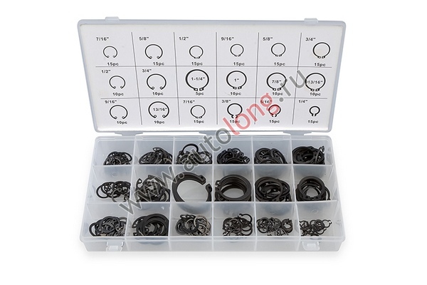 Набор стопорных колец 225 шт.