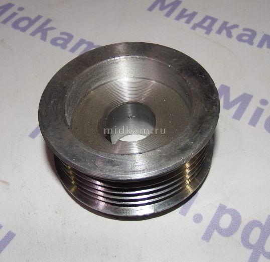 Шкив генератора КАМАЗ ЕВРО (6 ручейковый)