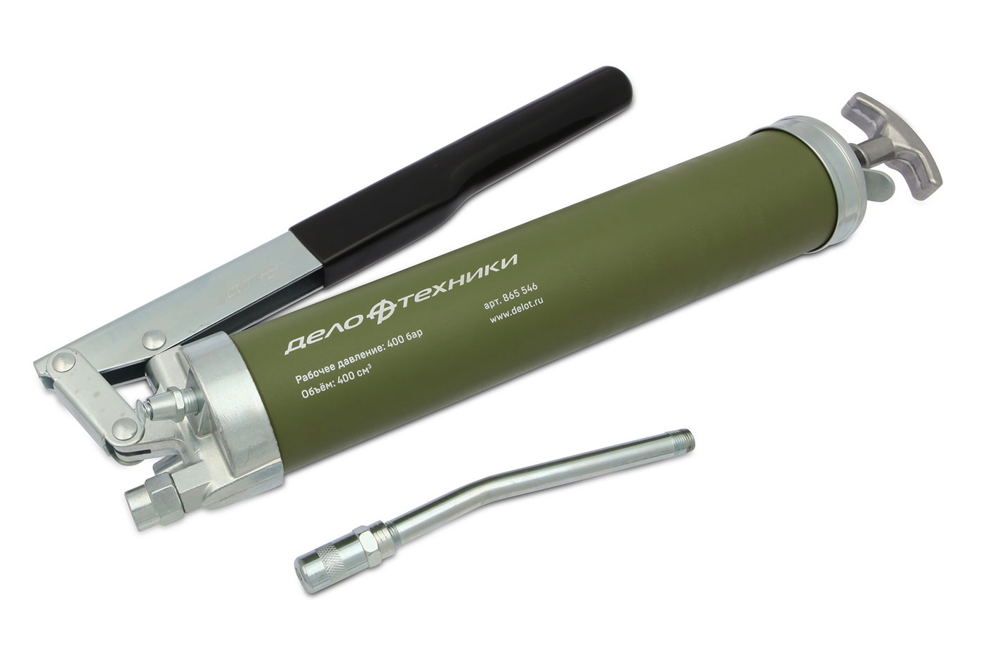 Шприц для смазки 400мл (усиленный) / ДЕЛО ТЕХНИКИ