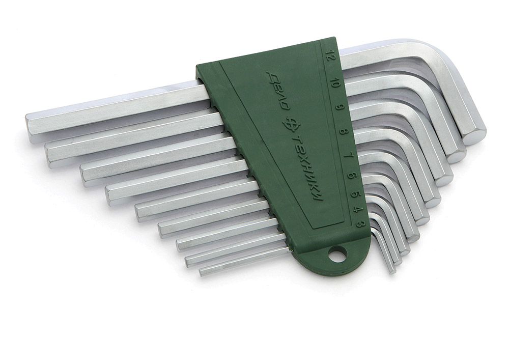 Набор шестигранников 9 пр 3-12мм (длинные) / ДЕЛО ТЕХНИКИ