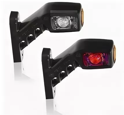 Фонарь габаритный 24v правый (ФГ-22-01R) / ТЕХАВТОСВЕТ