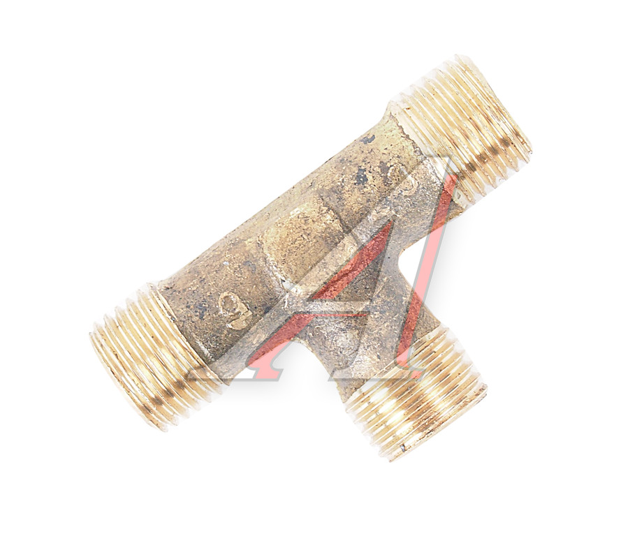 Штуцер тройник 10-10-10 латунь