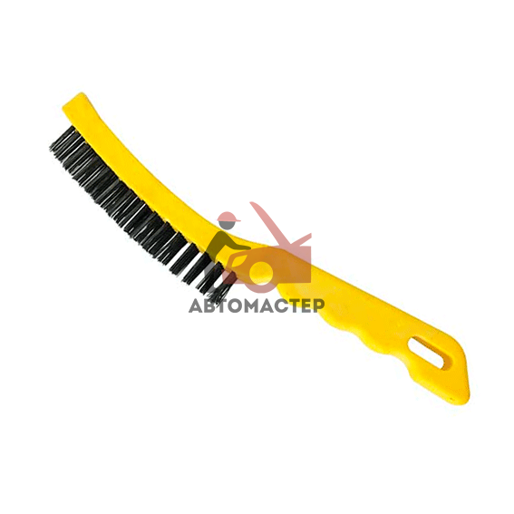 Щетка железная желтая / АВТОМАСТЕР