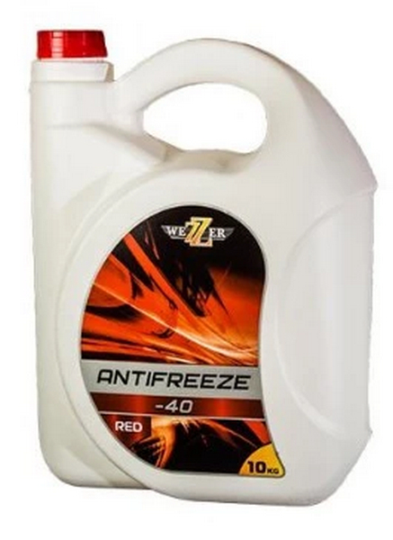 Антифриз красный 10 кг / WEZZER