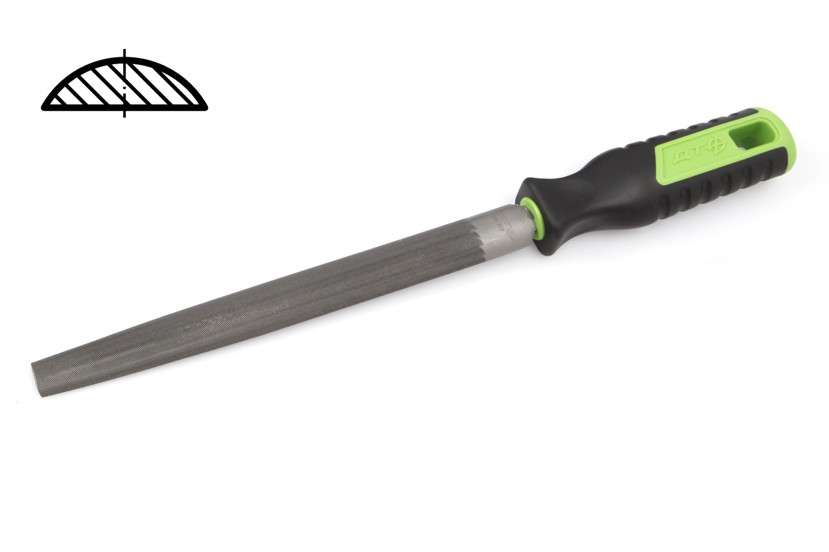 Напильник полукруглый 200м / ДЕЛО ТЕХНИКИ