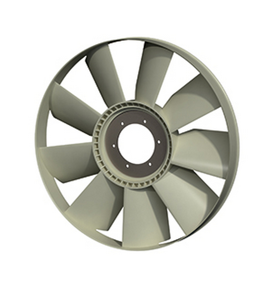 Крыльчатка вентилятора 654 мм (в обечайке) / ТЕХНОТРОН