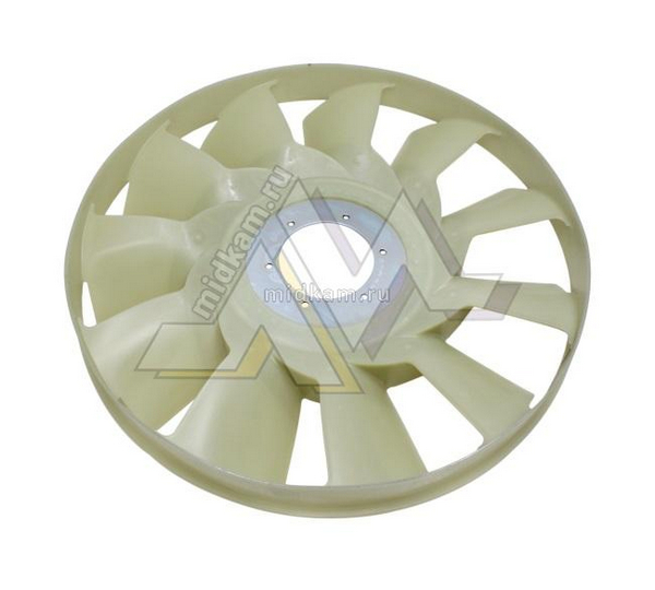 Крыльчатка вентилятора 704 мм с обечайкой на ДВС 740.50 под муфту / ТЕХНОТРОН