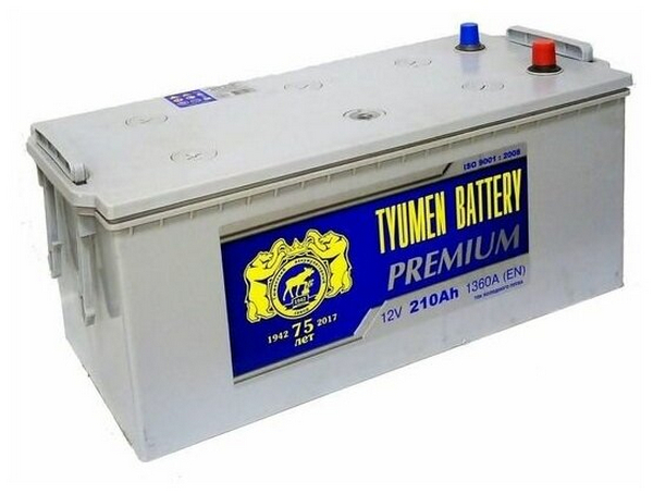 Аккумулятор 210 Амп / ТЮМЕНЬ PREMIUM