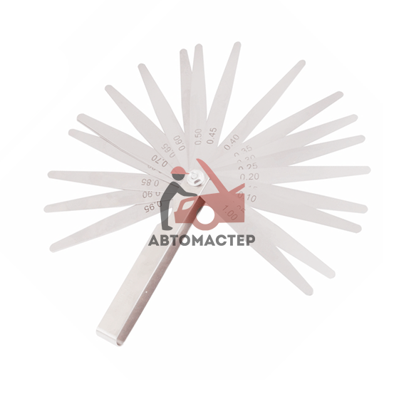 Щуп регулировки клапанов 20пр 0,05-1мм / FORCE