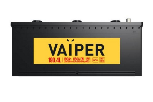 Аккумулятор 190 Амп / VAIPER