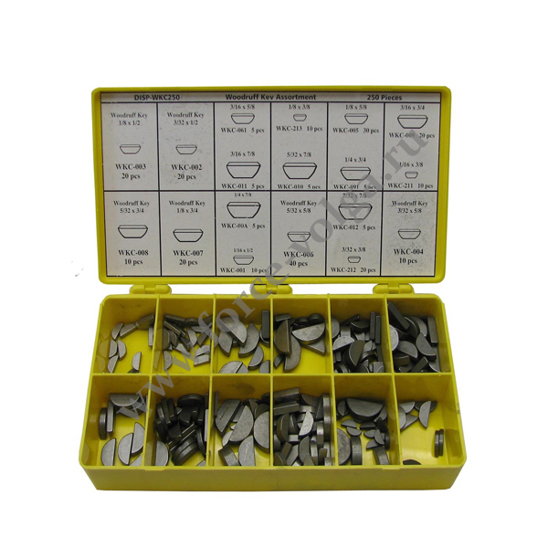 Набор шпонок сегментных