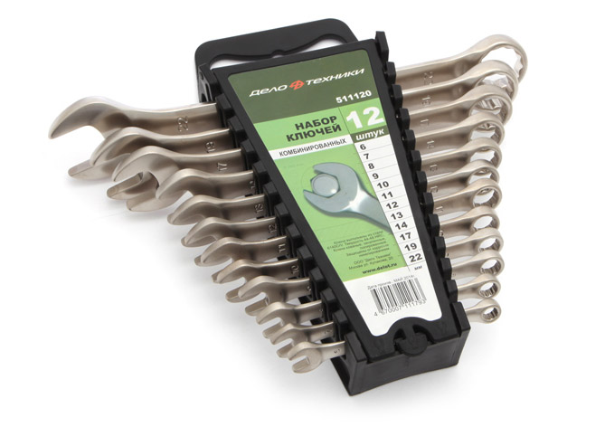Набор комбинированных ключей 6-22 / ДЕЛО ТЕХНИКИ