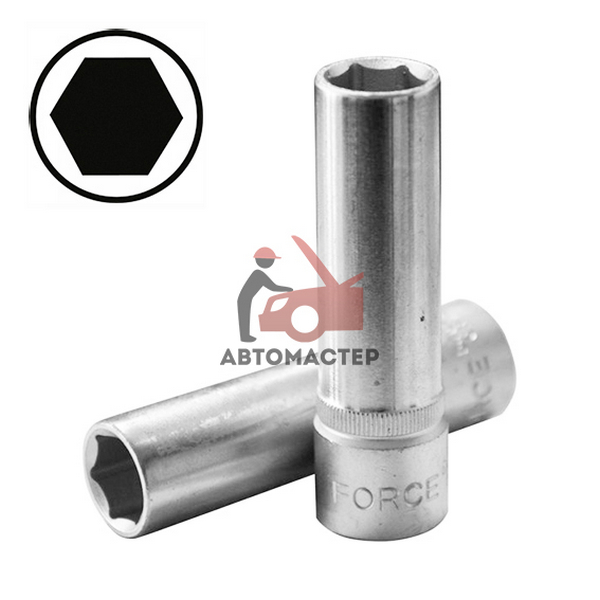 Головка 1/2 6гр 13мм L 77мм / FORCE