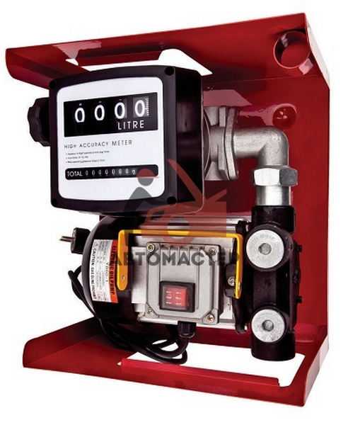 Насос перекачки топлива с счетчиком 220v (zyb-60)