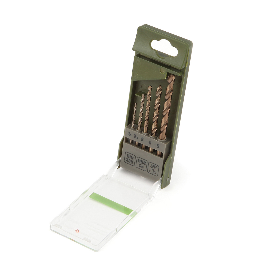 Набор сверл по металлу 1,5-5мм, 5пр / ДЕЛО ТЕХНИКИ