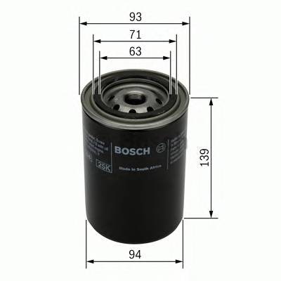 Фильтр масляный 0451103238 / BOSCH