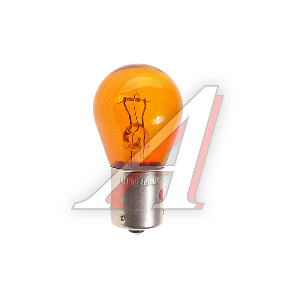 Лампа 24v R21 желтая