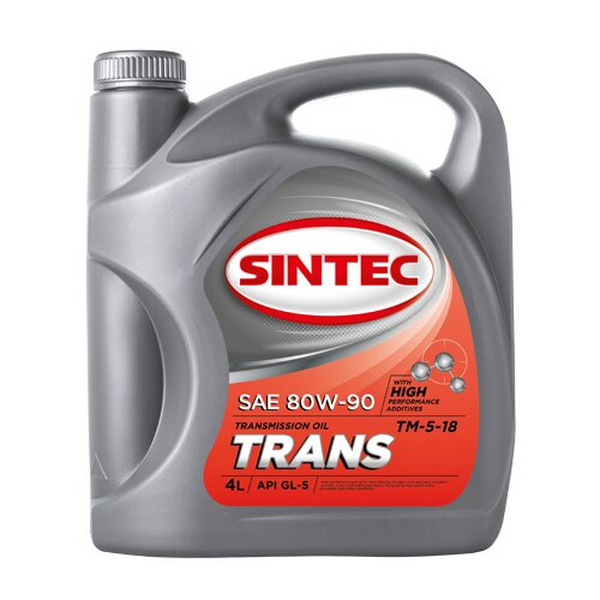 Масло трансмиссионное 80W-90 ТМ-5 4л / SINTEC