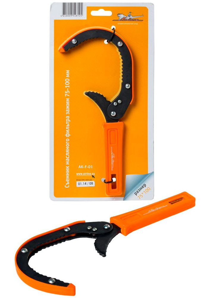 Съемник масляного фильтра 75-100мм / AIRLINE