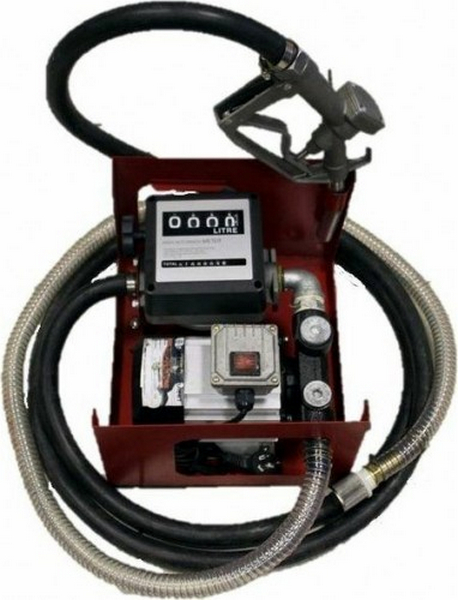Насос перекачки топлива с счетчиком 220v (zyb-80)