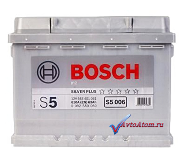 Аккумулятор 63 Амп / BOSCH