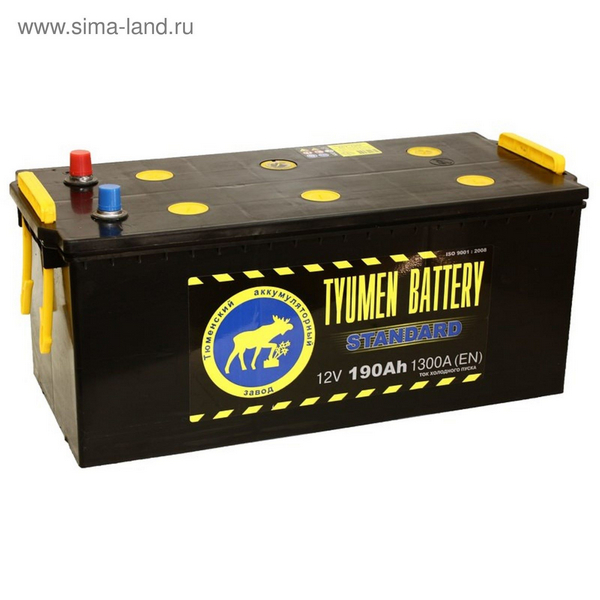 Аккумулятор 190 Амп / TYUMEN ARCTIC