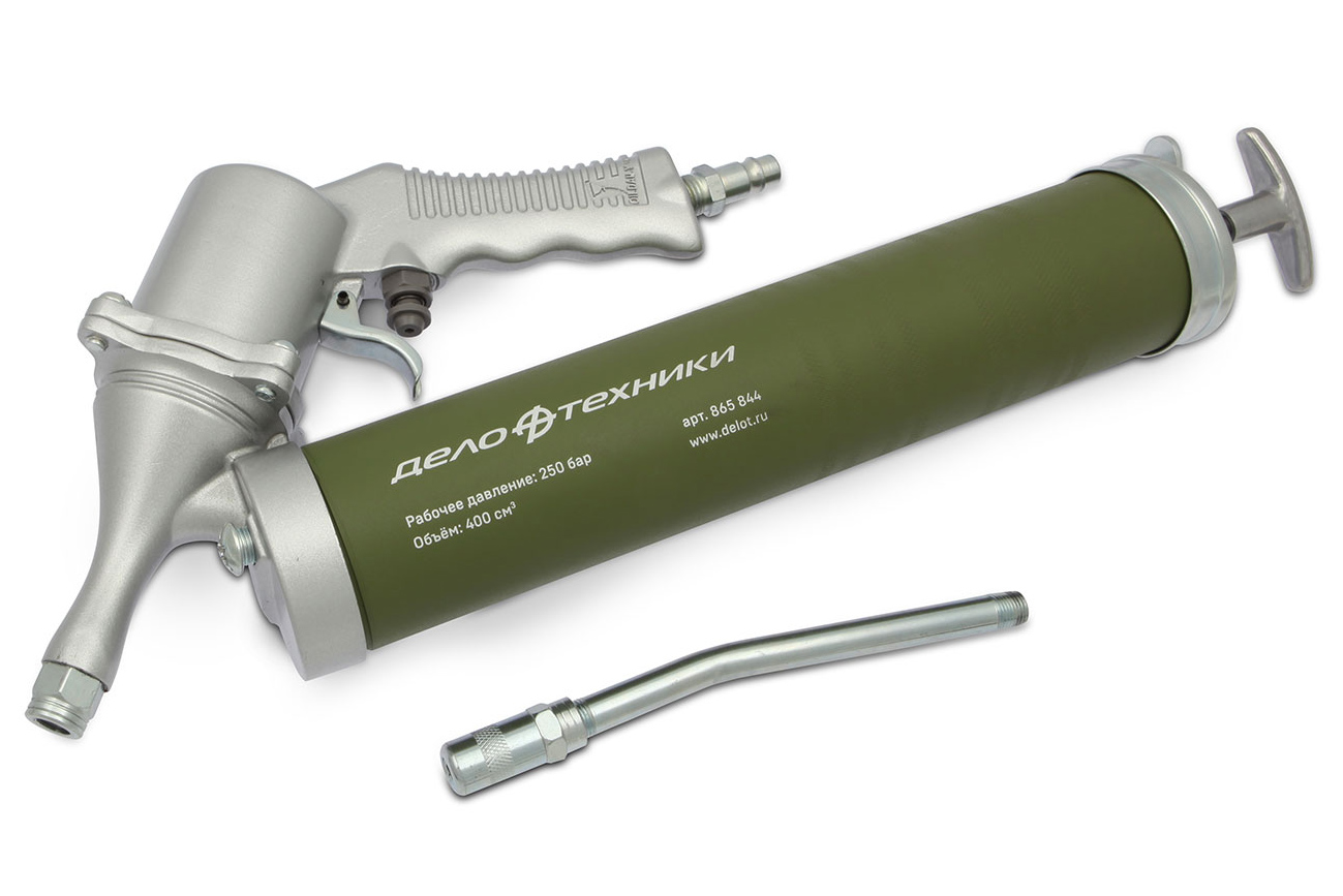 Шприц для смазки 400мл (пневматический) / ДЕЛО ТЕХНИКИ