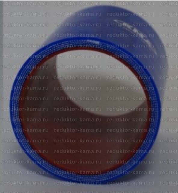 Патрубок ТКР КАМАЗ 50-61 (синий, силикон) / КМД