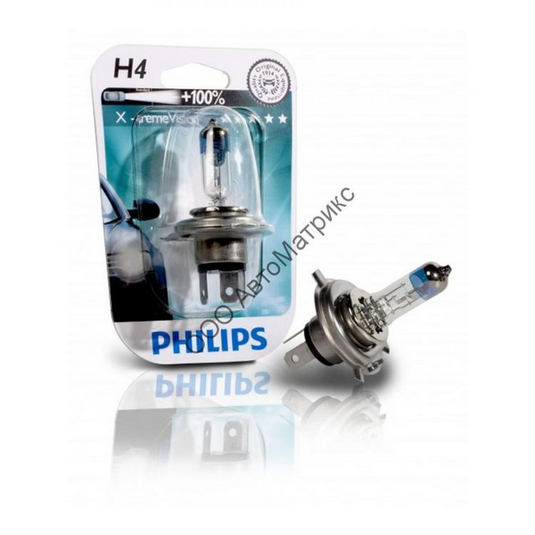 Лампа 12v Н4 / PHILIPS (к-т из 2-х)