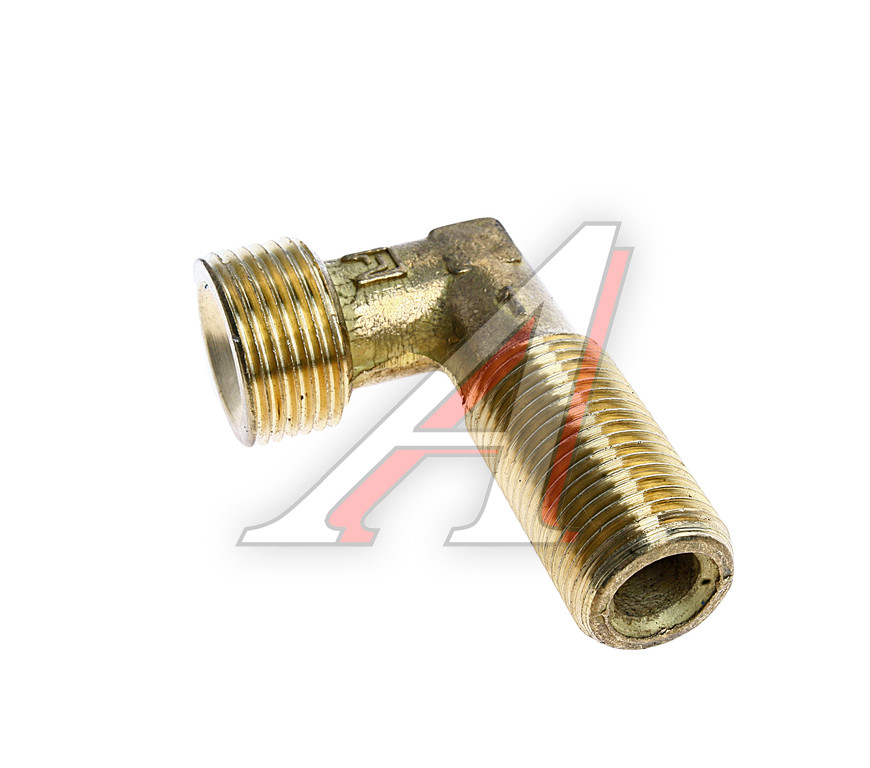 Штуцер угольник 16-20 латунь на энергач