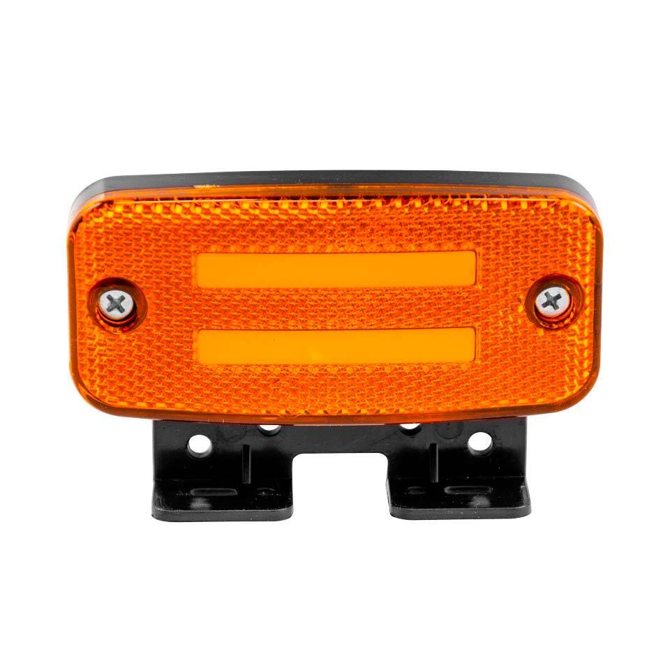 Фонарь габаритный 24v желтый две полосы (159-00) / ТЕХАВТОСВЕТ