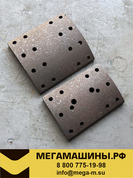 Накладки тормозные задние 220мм (к-т на колодку) / QINYAN