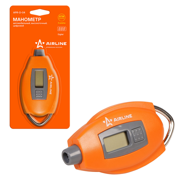 Манометр цифровой 7атм / AIRLINE